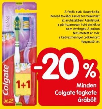 Spar Minden Colgate fogkefe árából! ajánlat
