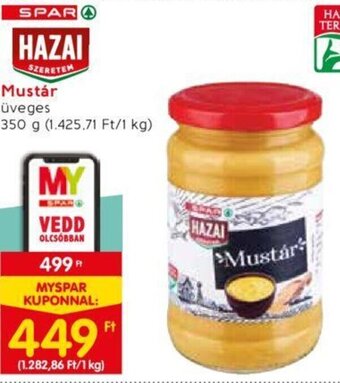 Spar Spar Mustár 350 g ajánlat