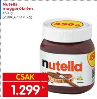 Spar Nutella mogyorókrém 450 g ajánlat