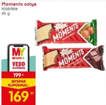 Spar Moments ostya 45 g ajánlat