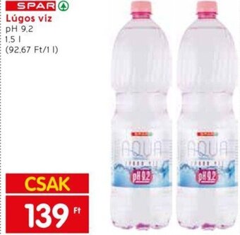 Spar SPAR Lúgos víz 1,5 l ajánlat