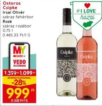 Spar Ostoros Csipke 0,75 l ajánlat