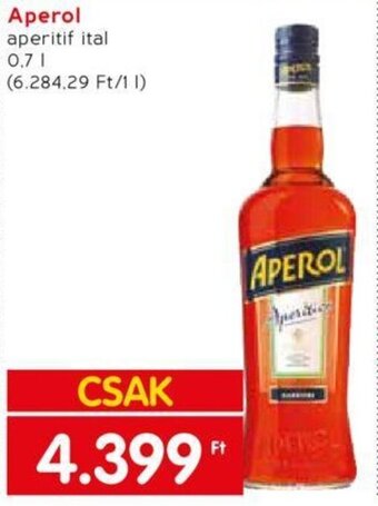 Spar Aperol 0,7 l ajánlat