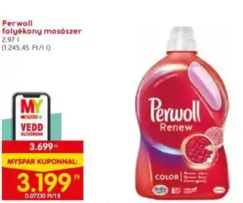 Perwoll folyékony mosószer 2.97 l