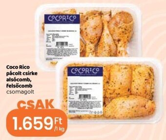 Spar Coco Rico pácolt csirke alsócomb, felsőcomb 1 kg ajánlat