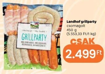 Spar Landhof grillparty 450 g ajánlat