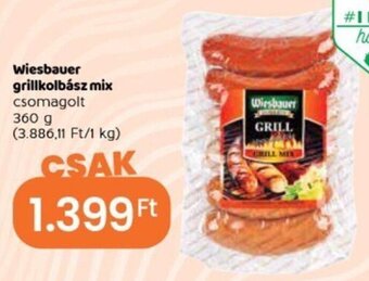 Spar Wiesbauer grillkolbász mix 360 g ajánlat