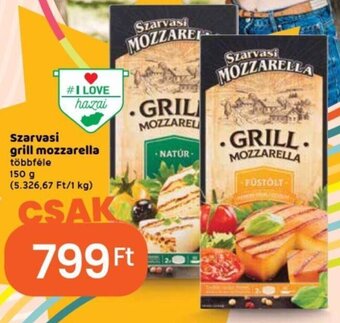 Spar Szarvasi grill mozzarella 150 g ajánlat