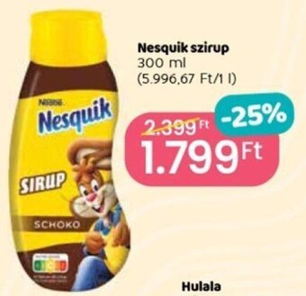 Spar Nesquik szirup 300 ml ajánlat