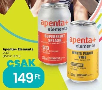Spar Apenta+ Elements 0,33 l ajánlat