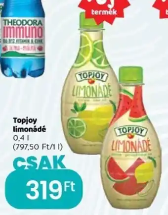 Spar Topjoy limonádé 0,4 l ajánlat