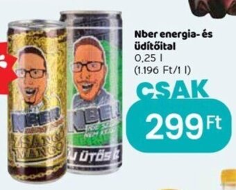 Spar Nber energia- és üdítőital 0,25 l ajánlat