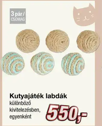 Kik Kutyajáték labdák 1 db ajánlat