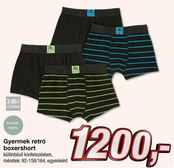 Gyermek retró boxershort 1 db