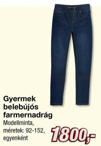 Kik Gyermek belebújós farmernadrág 1 db ajánlat