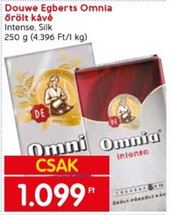 Spar Douwe Egberts Omnia őrölt kávé 250 g ajánlat