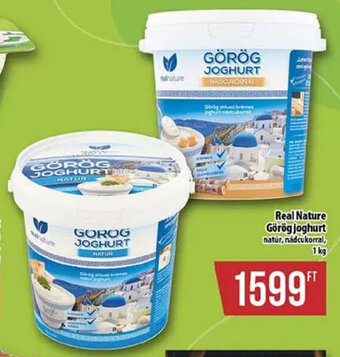 Coop Real Nature Görög joghurt 1 kg ajánlat