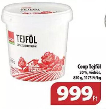 Coop Coop Tejföl 850 g ajánlat