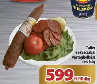 Coop Tallér Békéscsabai vastagkolbász 10 dkg ajánlat