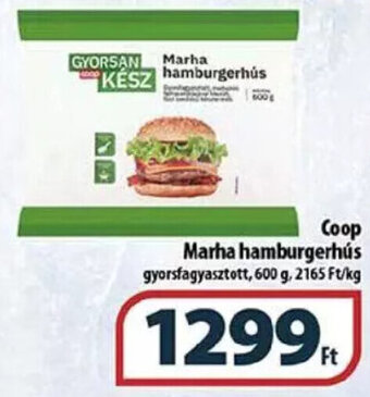 Coop Coop Marha hamburgerhús 600 g ajánlat