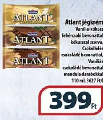 Coop Atlant jégkrém 110 ml ajánlat