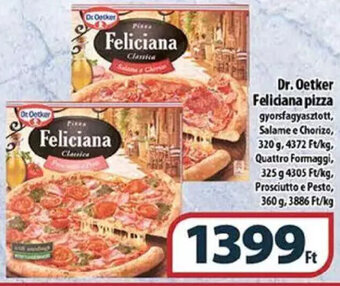 Coop Dr. Oetker Feliciana pizza 320 - 360 g ajánlat