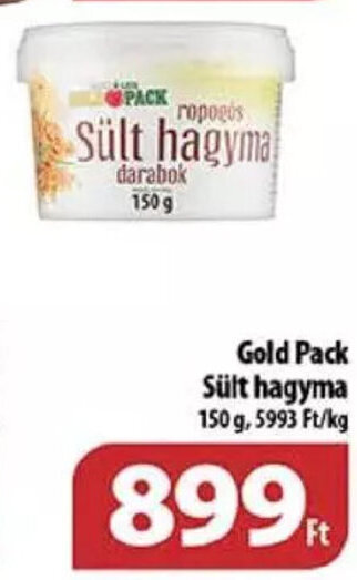 Coop Gold Pack Sült hagyma 150 g ajánlat