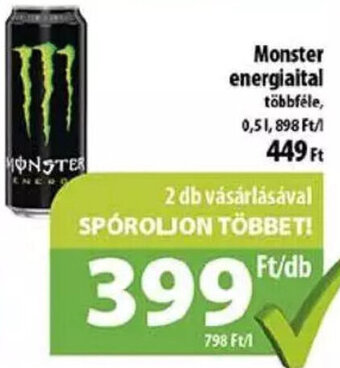 Coop Monster energiaital 0,5 l ajánlat