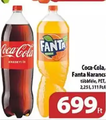 Coop Coca-Cola, Fanta Narancs 2,25 l ajánlat