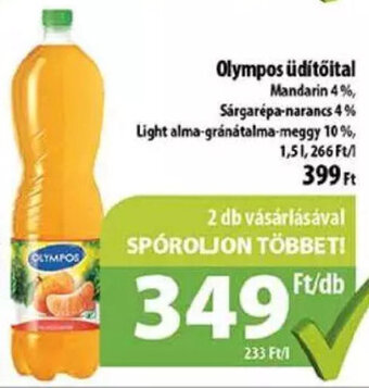 Coop Olympos üdítőital 1,5 l ajánlat