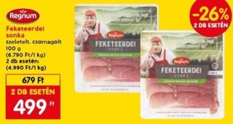 Spar Regnum Feketeerdei sonka 100 g ajánlat