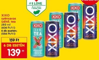 Spar XIXO szénsavas üdítő, tea 250 ml ajánlat