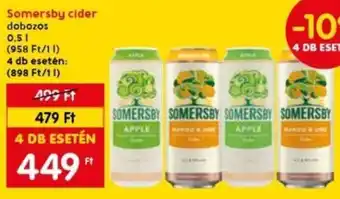 Spar Somersby cider 0,5 l ajánlat