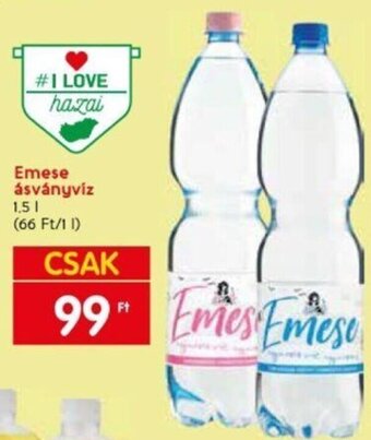 Spar Emese ásványvíz 1,5 l ajánlat