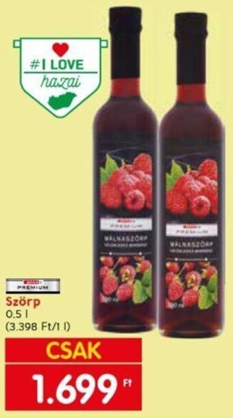 Spar Spar Szörp 0,5 l ajánlat