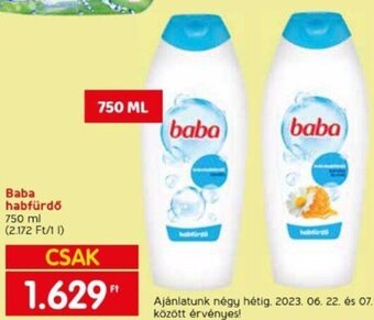 Spar Baba habfürdő 750 ml ajánlat