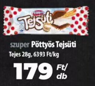 Coop Pöttyös Tejsüti 28 g ajánlat