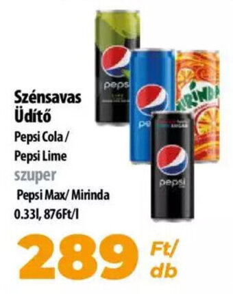 Coop Szénsavas Üdítő 0,33 l ajánlat