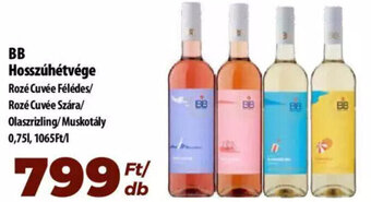 BB Hosszúhétvége 0,75 l
