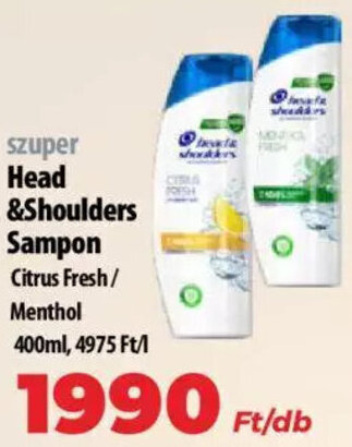 Coop Head & Shoulders Sampon 400 ml ajánlat