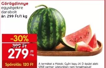 Spar Görögdinnye 1 kg ajánlat