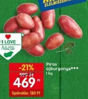 Spar Piros újburgonya 1 kg ajánlat