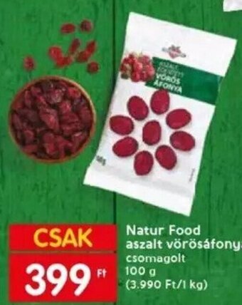 Spar Natur Food aszalt vörösáfonya 100 g ajánlat