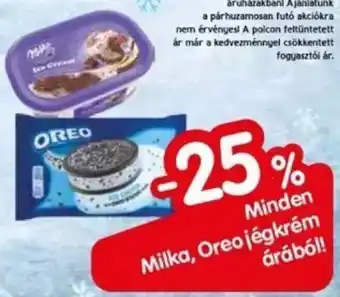 Spar Minden Milka, Oreo jégkrém árából! ajánlat