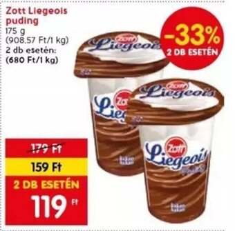 Zott Liegeois puding 175 g