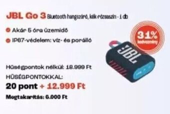 Spar JBL Go 3 1 db ajánlat