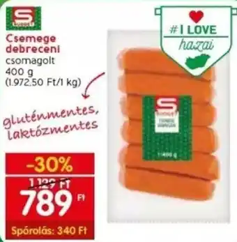 Spar Spar Csemege debreceni 400 g ajánlat