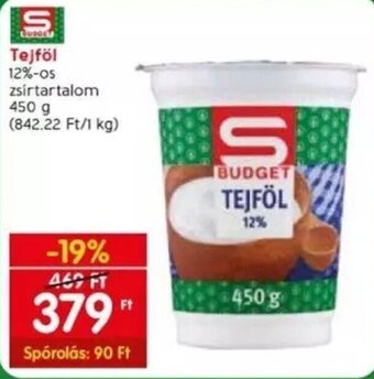 Spar Spar Tejföl 450 g ajánlat