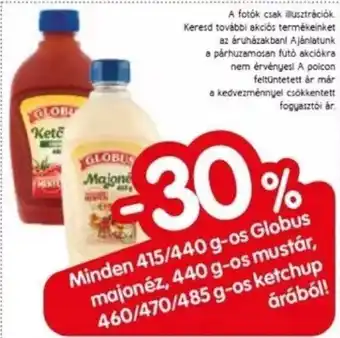 Minden 415/440 g-os Globus stb. árából!