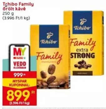 Spar Tchibo Family őrölt kávé 250 g ajánlat